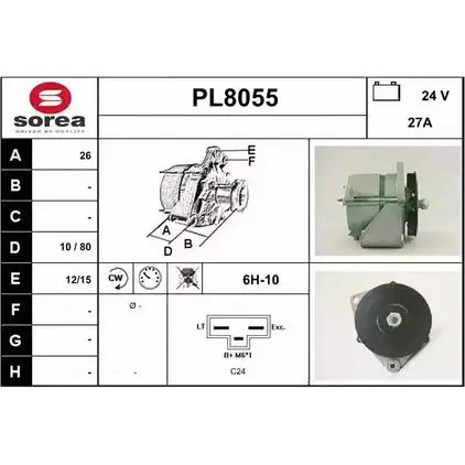 Генератор SNRA PL8055 PL805 5 1228719963 G7NZT изображение 0