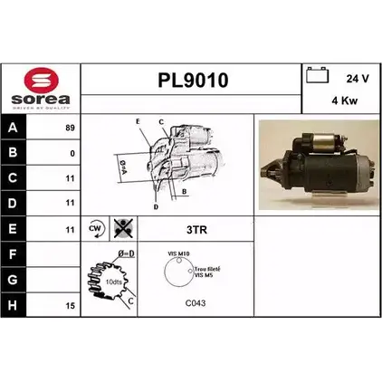 Стартер SNRA PL9010 PL901 0 1228720759 E2FQ4YN изображение 0