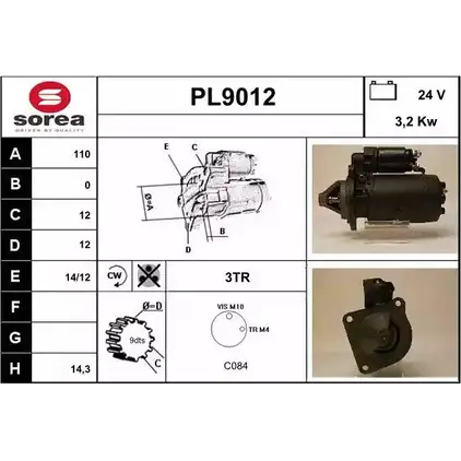 Стартер SNRA PL9012 PL90 12 T1BYW 1228720765 изображение 0