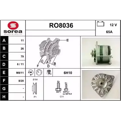 Генератор SNRA 1228725981 OK9JUSH RO8036 RO80 36 изображение 0