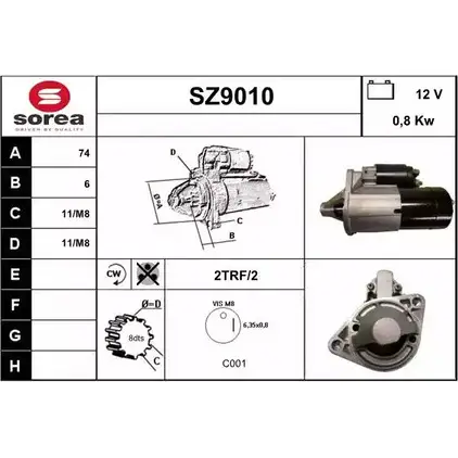 Стартер SNRA S Z9010 SZ9010 1228727541 DSTAELY изображение 0