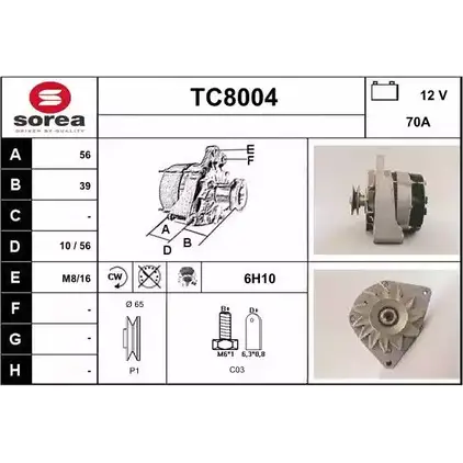 Генератор SNRA TC 8004 TC8004 1228727927 T0RYQZ изображение 0