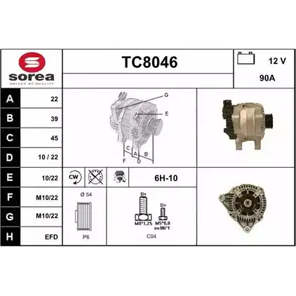 Генератор SNRA 1228728525 0UA9S32 TC8046 TC8 046