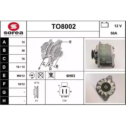 Генератор SNRA RBLUN9 TO8002 TO800 2 1228729923 изображение 0