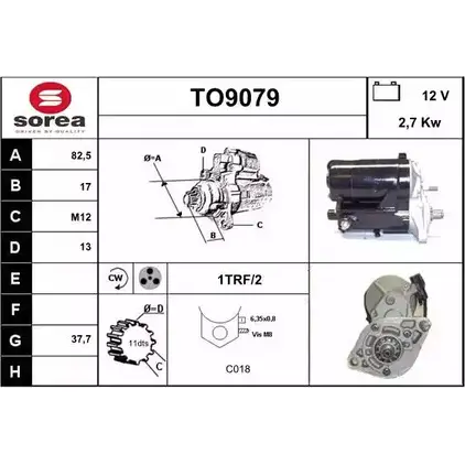 Стартер SNRA 2FPG2R 2H7Q O TO9079 1228731635 изображение 0