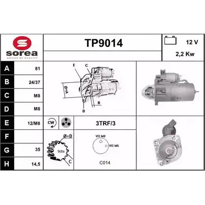 Стартер SNRA UVUG7 TP9014 TP90 14 1228732103 изображение 0