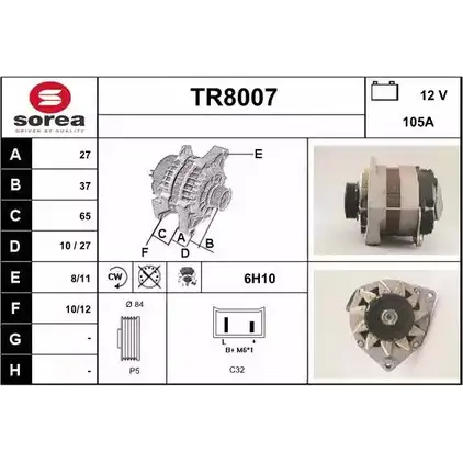 Генератор SNRA TR8007 T R8007 8ZNGZL6 1228732267