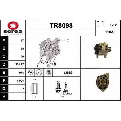 Генератор SNRA TR8098 TR809 8 WJ5G4X 1228732739