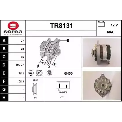 Генератор SNRA TR8131 T R8131 1228732791 FPQG9Q изображение 0