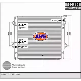 Радиатор охлаждения двигателя AHE 130.284 TX VQCPH 1229029605 5IEHNE7 изображение 0