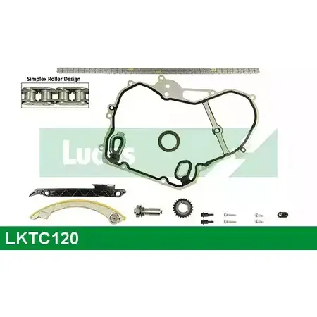 Комплект цепи ГРМ LUCAS ENGINE DRIVE LKTC120 LA0 JBK 1229156069 F77RP изображение 0