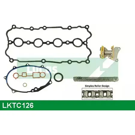 Комплект цепи ГРМ LUCAS ENGINE DRIVE CHB NWG LKTC126 1229156097 XZ2T2 изображение 0