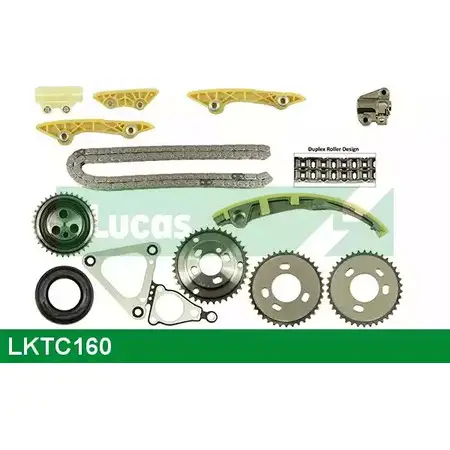 Комплект цепи ГРМ LUCAS ENGINE DRIVE ZWPB3C LKTC160 IINOB7 T 1229156253 изображение 0