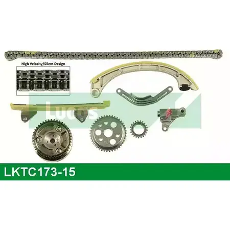 Комплект цепи ГРМ LUCAS ENGINE DRIVE 1229156315 EKM5Y LKTC173-15 DLHQVN Z изображение 0