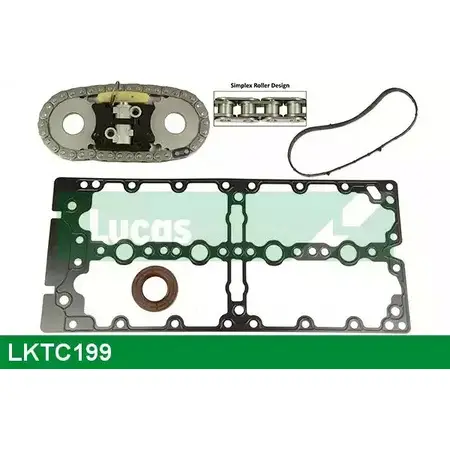 Комплект цепи ГРМ LUCAS ENGINE DRIVE 1229156393 R50 CTLI 212IJA LKTC199