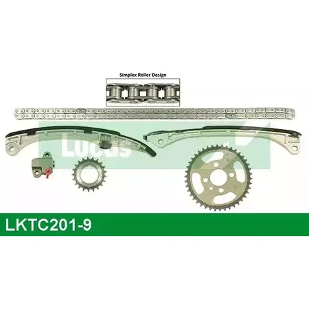 Комплект цепи ГРМ LUCAS ENGINE DRIVE 1229156419 LKTC201-9 JQHB9C GA2EH X изображение 0