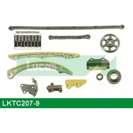 Комплект цепи ГРМ LUCAS ENGINE DRIVE 1229156453 LKTC207-9 IYLZ3P1 R 33CEDX изображение 0