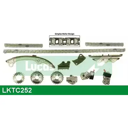 Комплект цепи ГРМ LUCAS ENGINE DRIVE 1229156543 LKTC252 GWMXO 5D2YZ 1 изображение 0