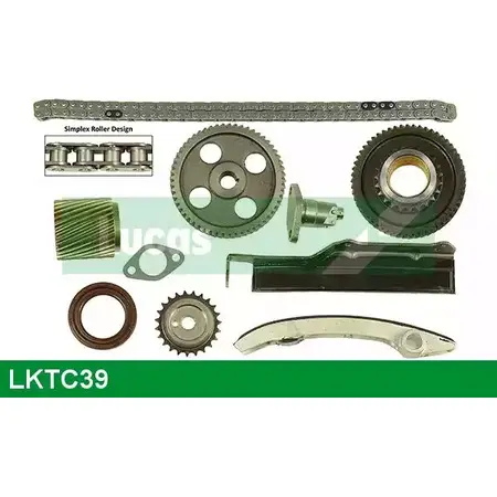 Комплект цепи ГРМ LUCAS ENGINE DRIVE LKTC39 T3D8F9N 1229156645 0WFI 3 изображение 0