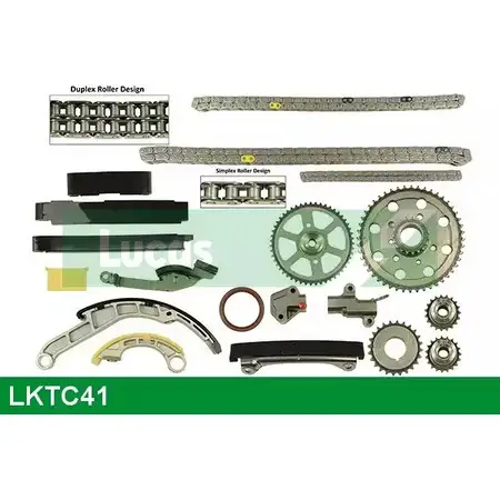 Комплект цепи ГРМ LUCAS ENGINE DRIVE LKTC41 WYK C5 1229156659 RBDA4 изображение 0