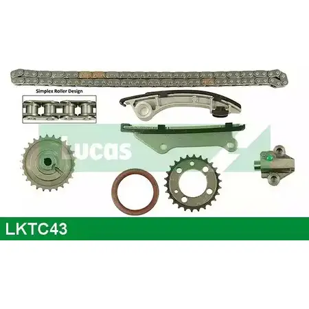 Комплект цепи ГРМ LUCAS ENGINE DRIVE RIQ7A QT Q9QO4 LKTC43 1229156699