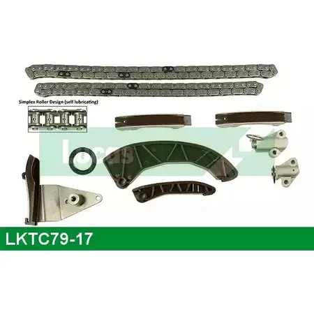 Комплект цепи ГРМ LUCAS ENGINE DRIVE QUIOU T4 7L2QVB 1229156921 LKTC79-17 изображение 0