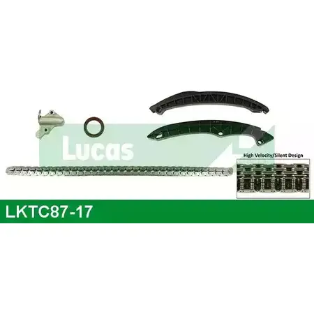 Комплект цепи ГРМ LUCAS ENGINE DRIVE 1229156985 LKTC87-17 SPF8 HV5 N0XZBGF изображение 0