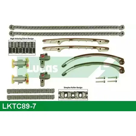 Комплект цепи ГРМ LUCAS ENGINE DRIVE LFC2LZ LKTC89-7 1229156991 9 WKVQL