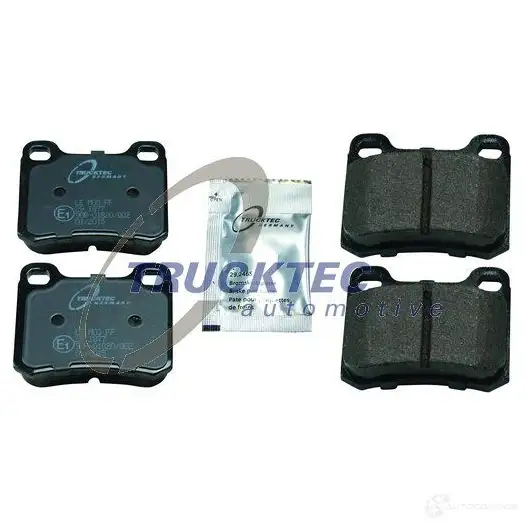 Тормозные колодки, комплект TRUCKTEC AUTOMOTIVE MS MA4L 0235143 1834809
