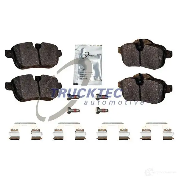 Тормозные колодки, комплект TRUCKTEC AUTOMOTIVE E9XSC Q 0835048 1842610