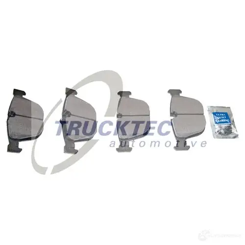 Тормозные колодки, комплект TRUCKTEC AUTOMOTIVE TMP1 R3 1842554 0834178 изображение 0