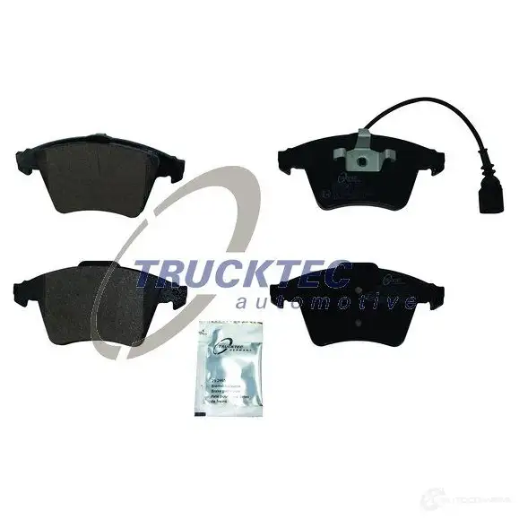 Тормозные колодки, комплект TRUCKTEC AUTOMOTIVE 1840757 3 K4L2 0735248