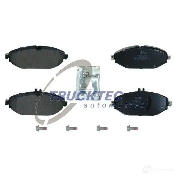Тормозные колодки, комплект TRUCKTEC AUTOMOTIVE 1219932493 XCAF QQ 0235516