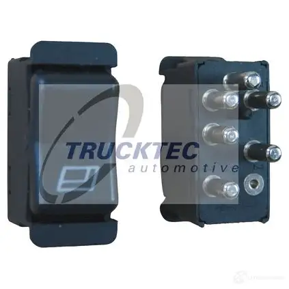 Зеркальный элемент, стекло наружного зеркала TRUCKTEC AUTOMOTIVE 1836057 H CGOLB 0257102 изображение 0