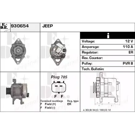 Генератор EDR FD5WT Q SW7EJK4 1231019585 930654