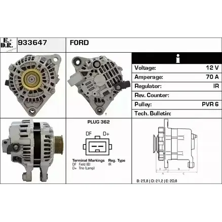 Генератор EDR 5BVTS 5W 6WE 1231035461 933647