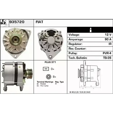 Генератор EDR RC9K B86 WMLXP 1231040733 935720 изображение 0