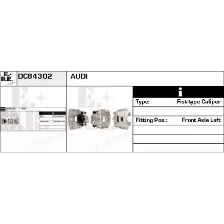 Тормозной суппорт EDR UTW50DX DC84302 1231054207 Y2 NPLKW изображение 0