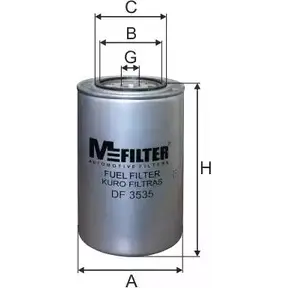 Топливный фильтр MFILTER KD713S 5 N4NNP0P DF 3535 1231231117 изображение 0