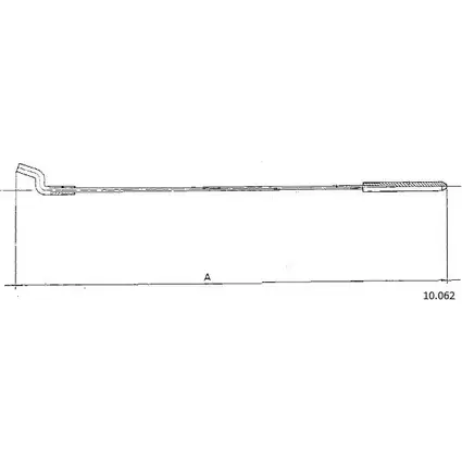Тросик газа CABOR 1231325497 KRC KH0 10.062 SWFHNT
