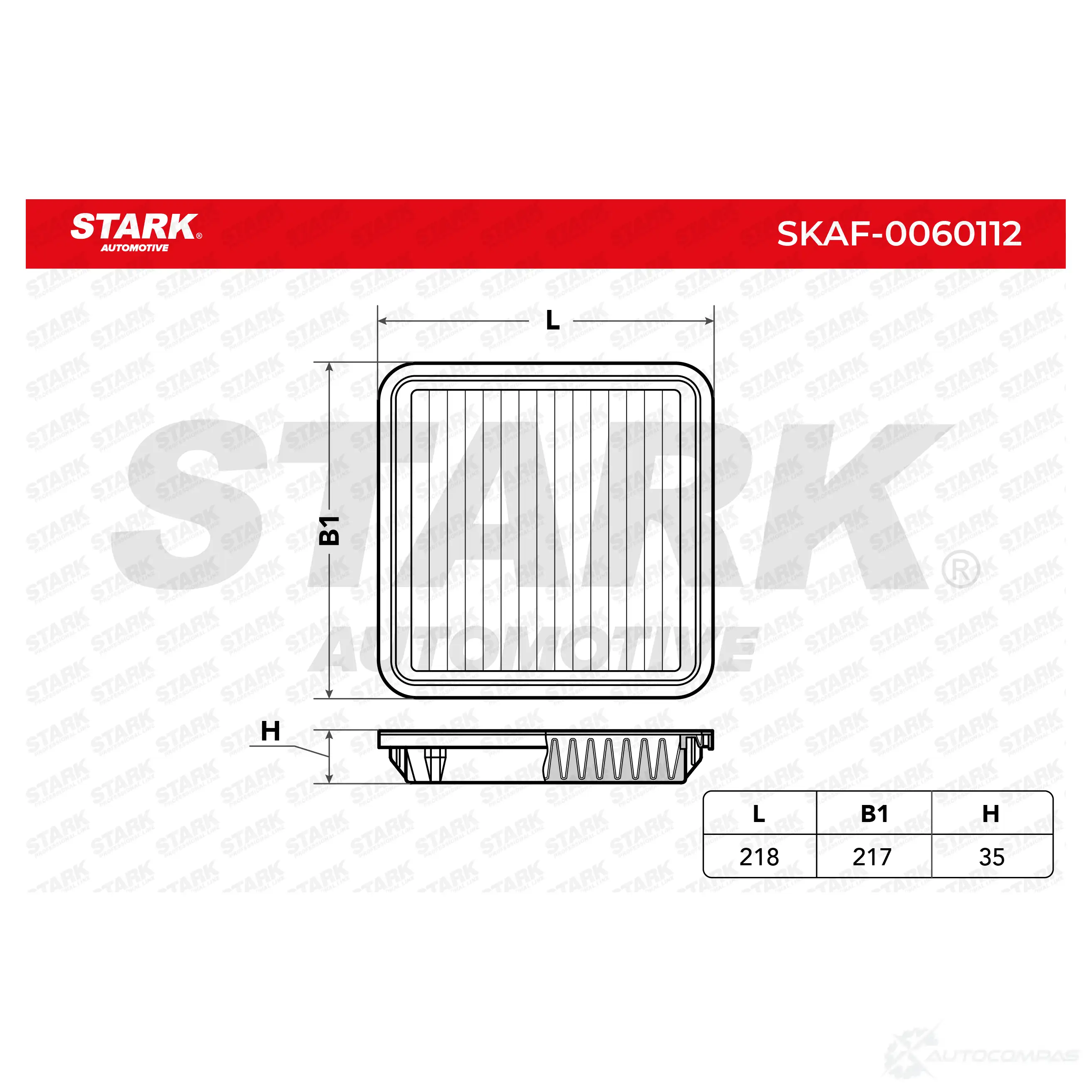 Воздушный фильтр STARK skaf0060112 OFNK FWO 1437747629 изображение 1