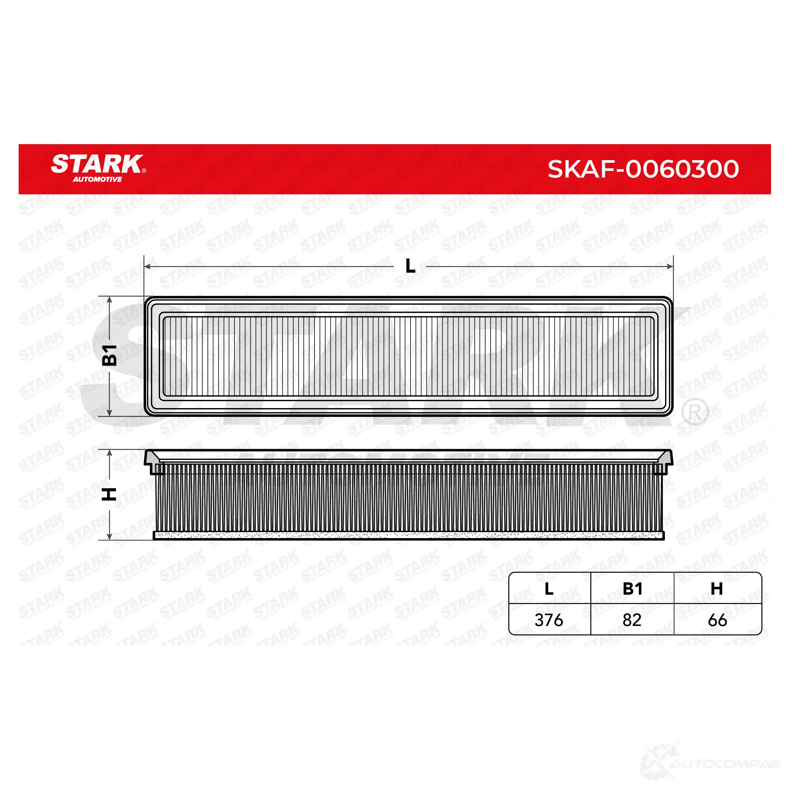 Воздушный фильтр STARK skaf0060300 ZVQ IM 1437810031 изображение 5