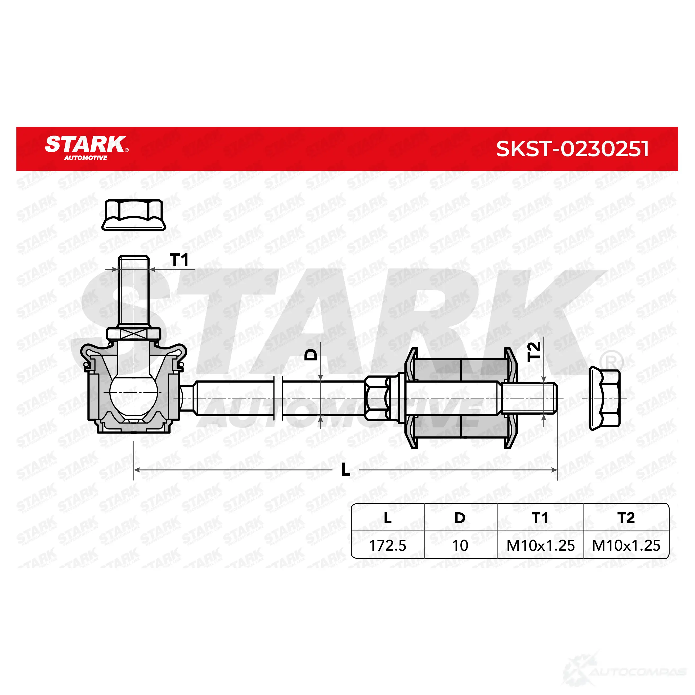 Стойка стабилизатора, тяга STARK J DDAFA9 1437820916 skst0230251 изображение 5