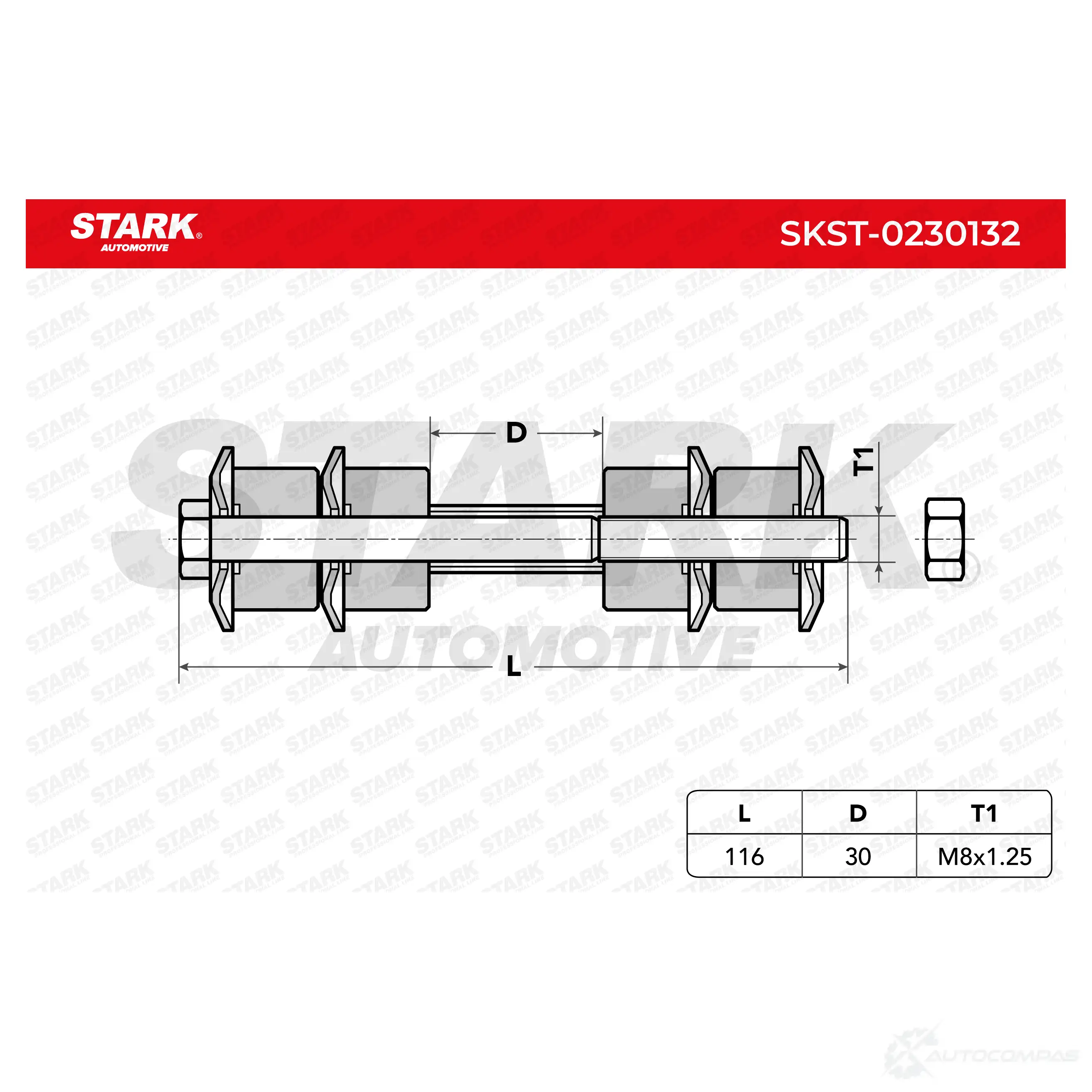 Стойка стабилизатора, тяга STARK I1 N3Q skst0230132 1437818773 изображение 1