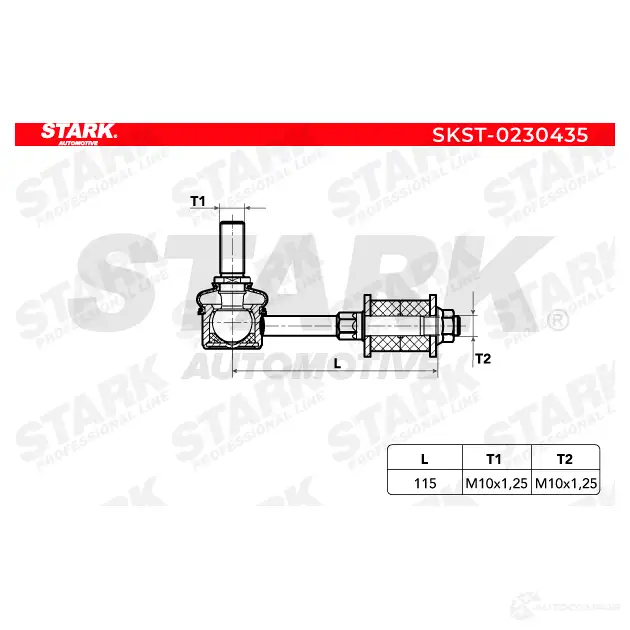 Стойка стабилизатора, тяга STARK 1437820027 skst0230435 UACK8 7 изображение 5