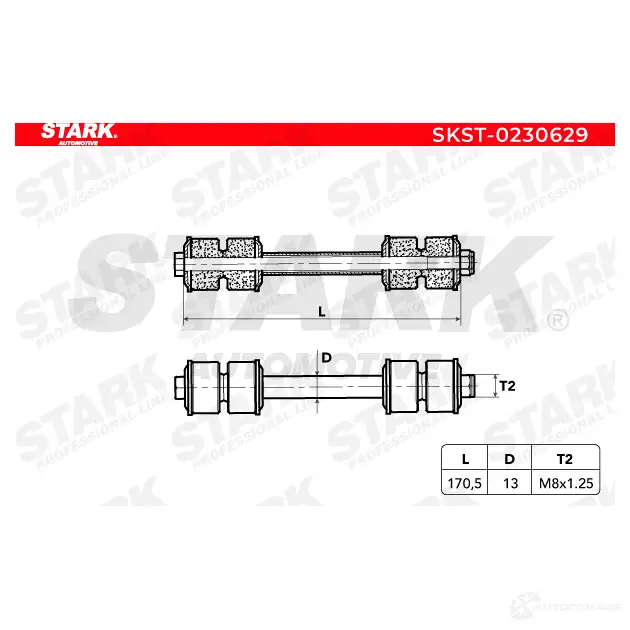 Стойка стабилизатора, тяга STARK skst0230629 1437820888 GC1RS Y изображение 5