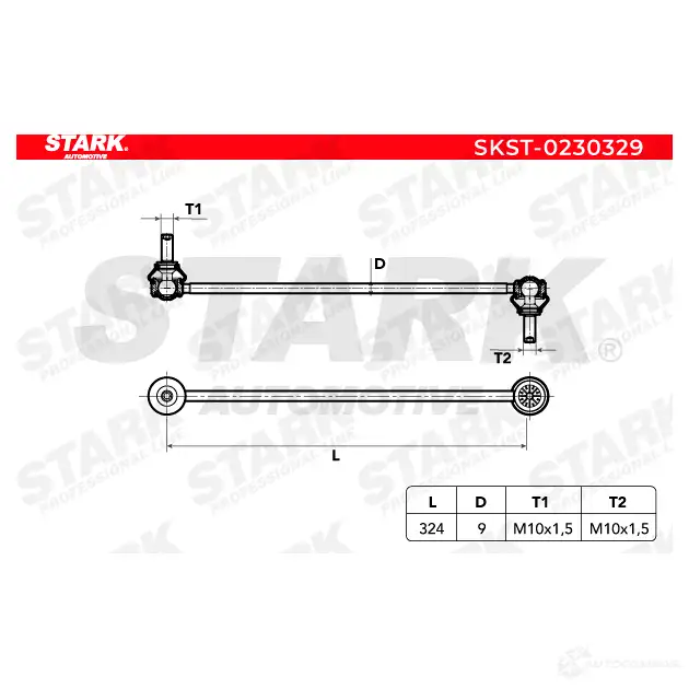 Стойка стабилизатора, тяга STARK NRL9 I skst0230329 1437824376 изображение 5