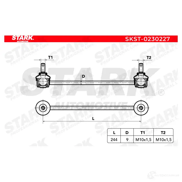 Стойка стабилизатора, тяга STARK RX NW0 1437821887 skst0230227 изображение 4