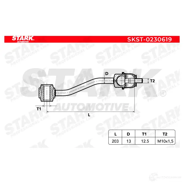 Стойка стабилизатора, тяга STARK IO32A B3 1437824530 skst0230619 изображение 5