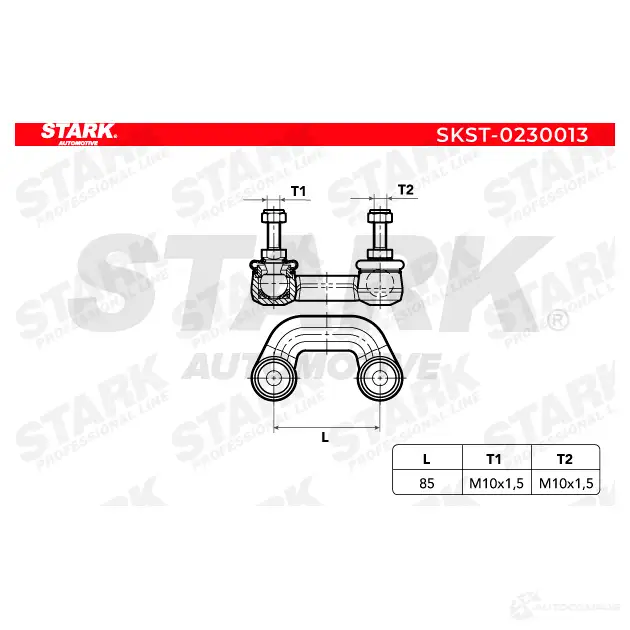 Стойка стабилизатора, тяга STARK Z0HOR G8 skst0230013 1437822576 изображение 1
